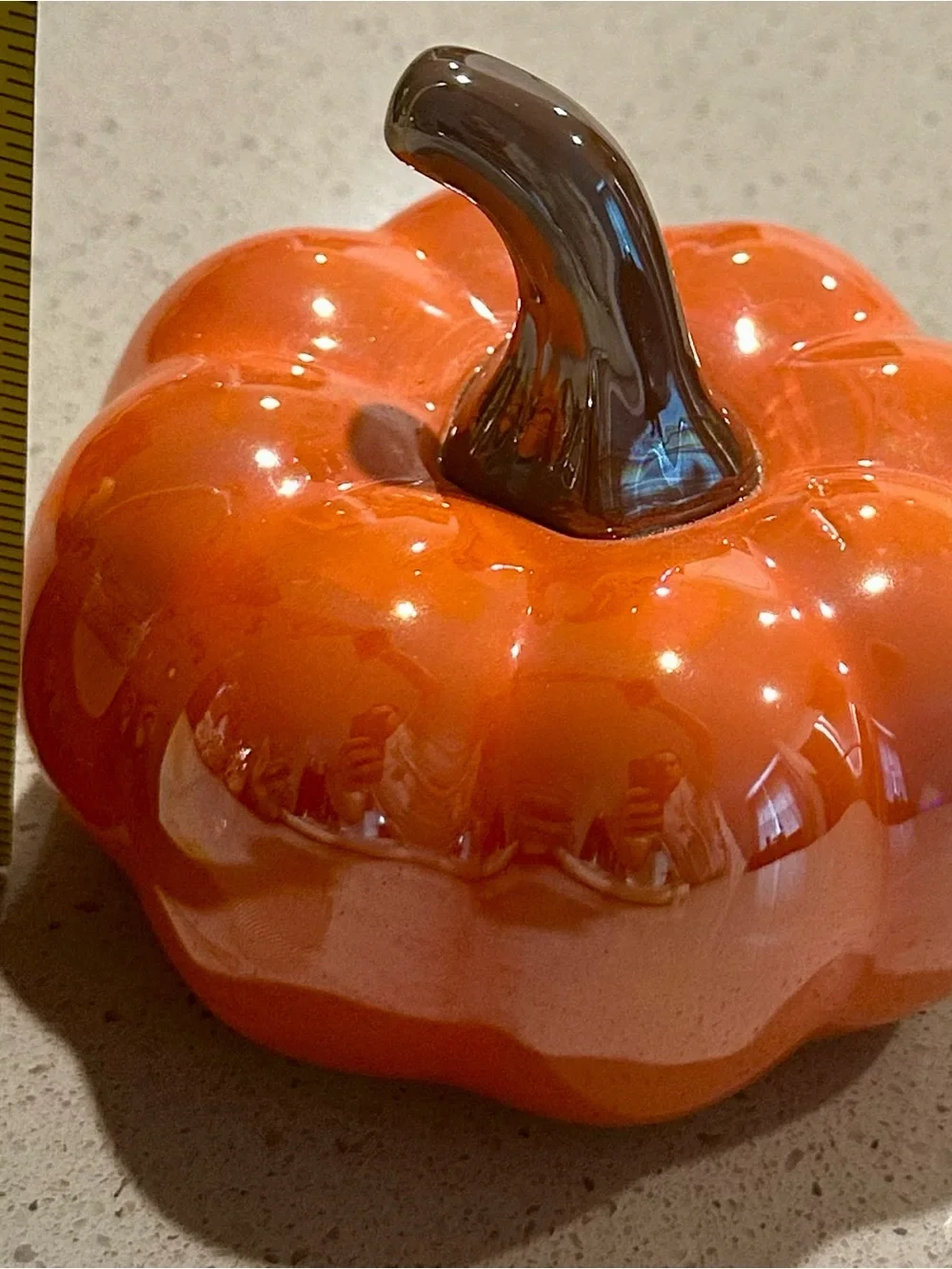Hobby Lobby Orange Ceramic Pumpkin Accent